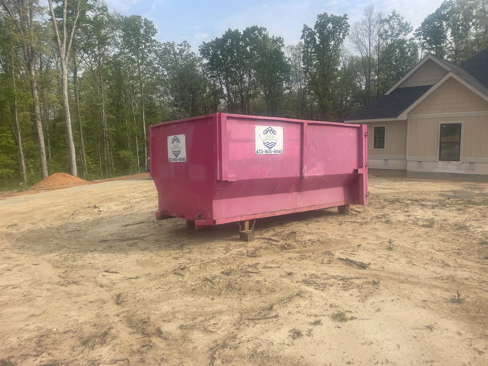 Valley Dumpster Rentals actual job-site photo 9