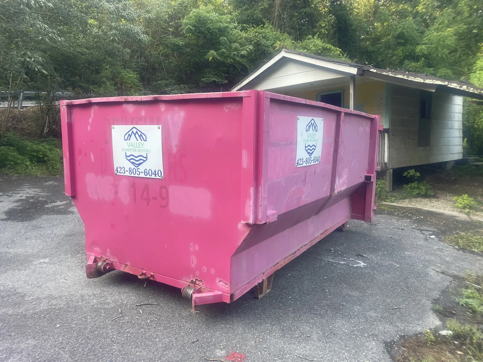 Valley Dumpster Rentals actual job-site photo 15